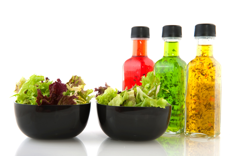Salad and dressing