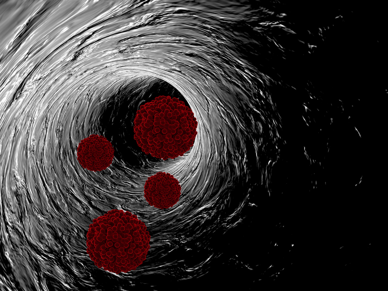 Clots of blood - 3D illustration