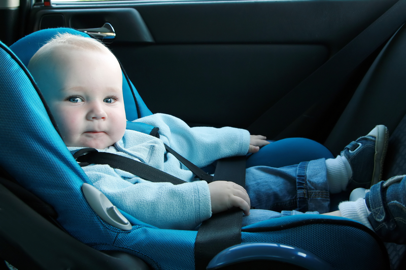 Baby in car seat